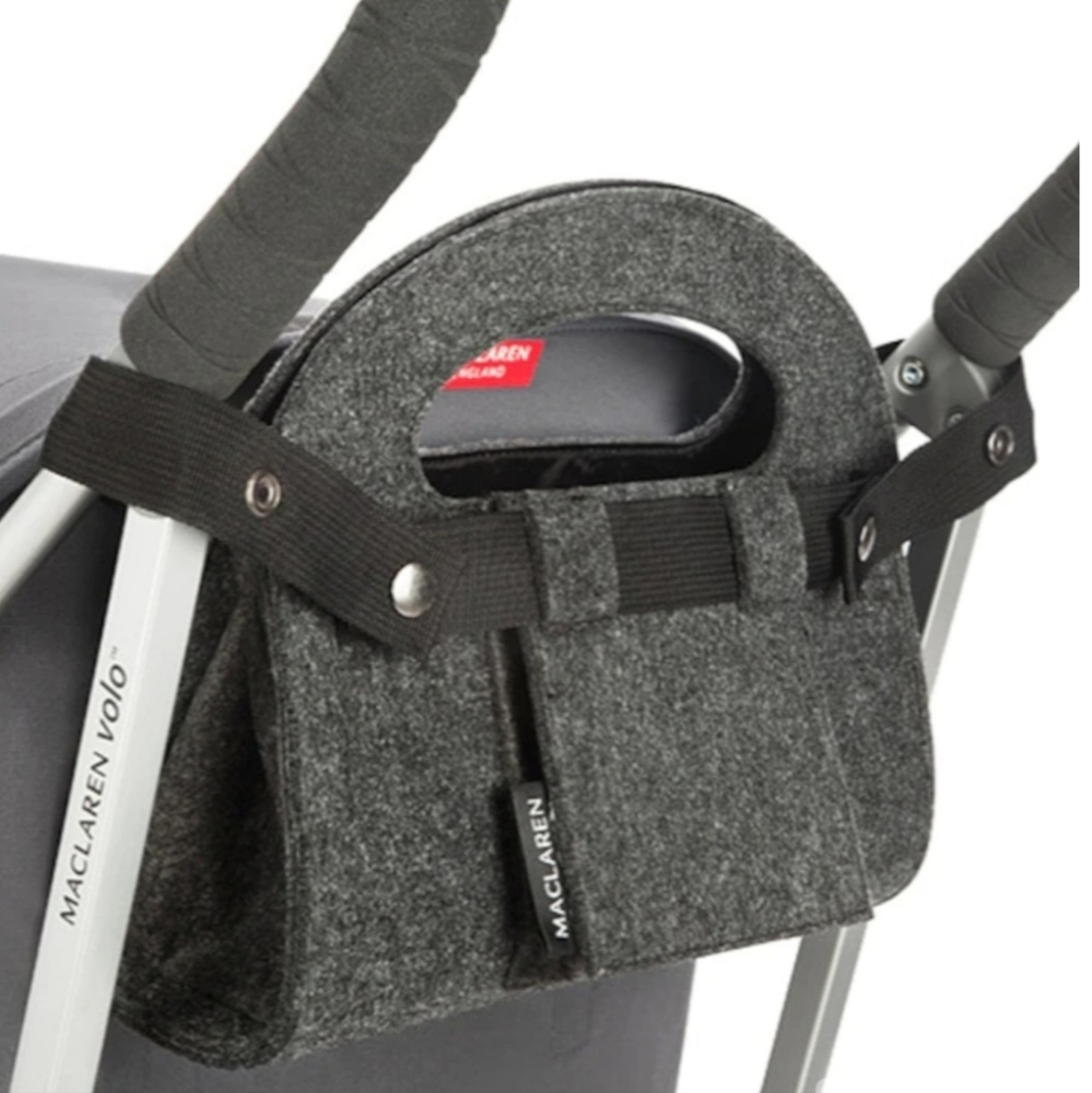 Gray Stroller Organizer
